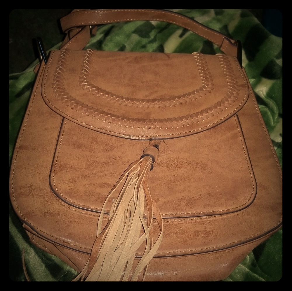 Franco Sarto San Paulo Fringe Style Shoulder Bag